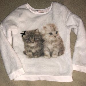 Girls 4-6 fuzzy pull over